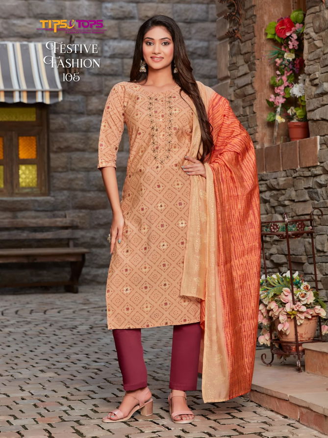 Tips And Tops Festive Fashion Readymade Salwar Suits Catalog